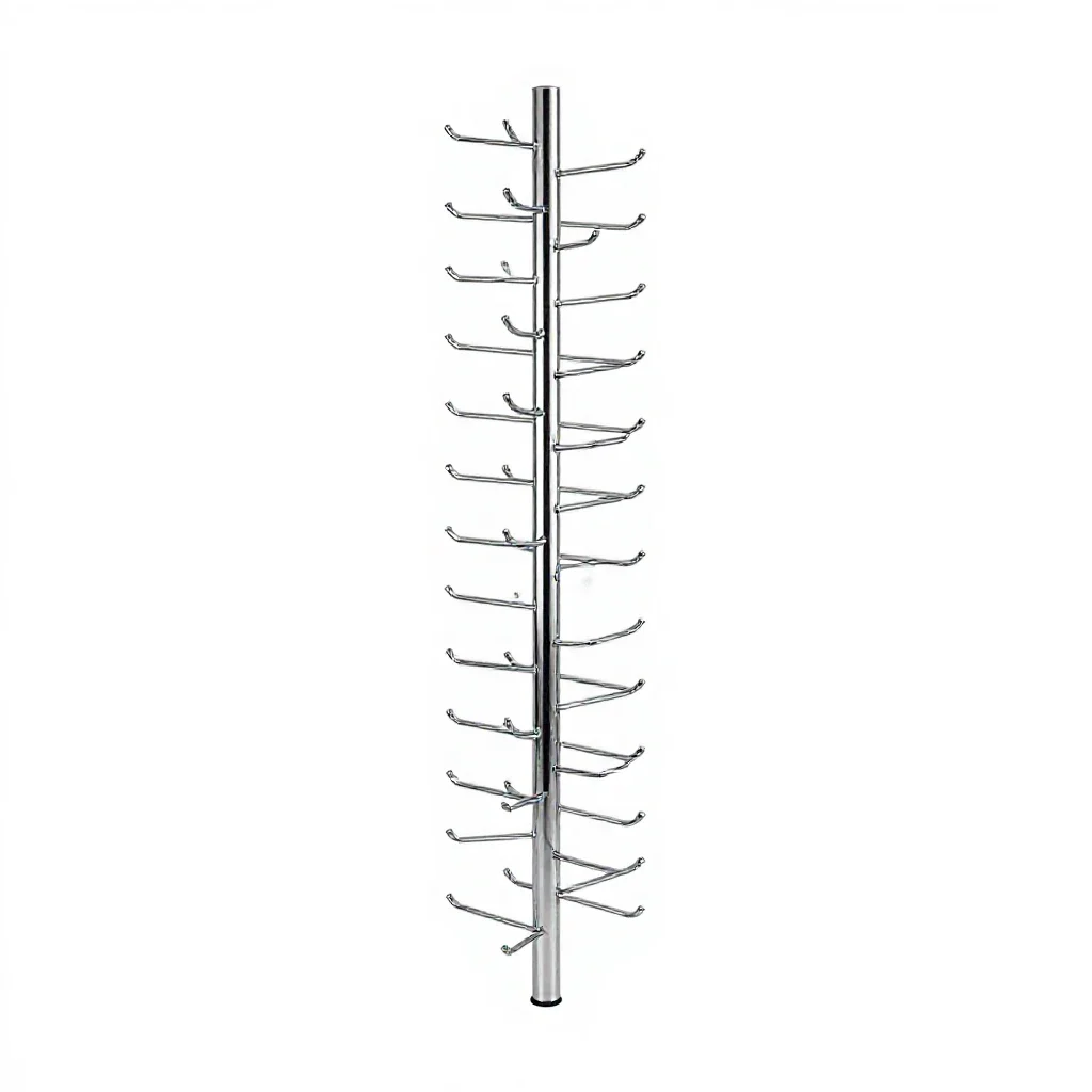 Clothes tree isolated on a white background