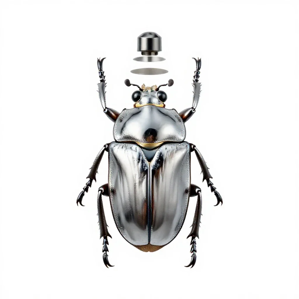 Clypeus isolated on a white background