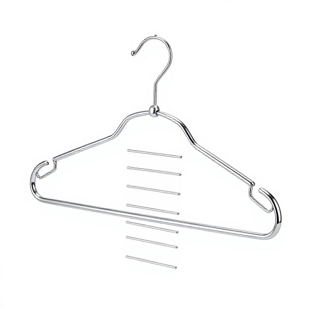Coat hanger isolated on a white background