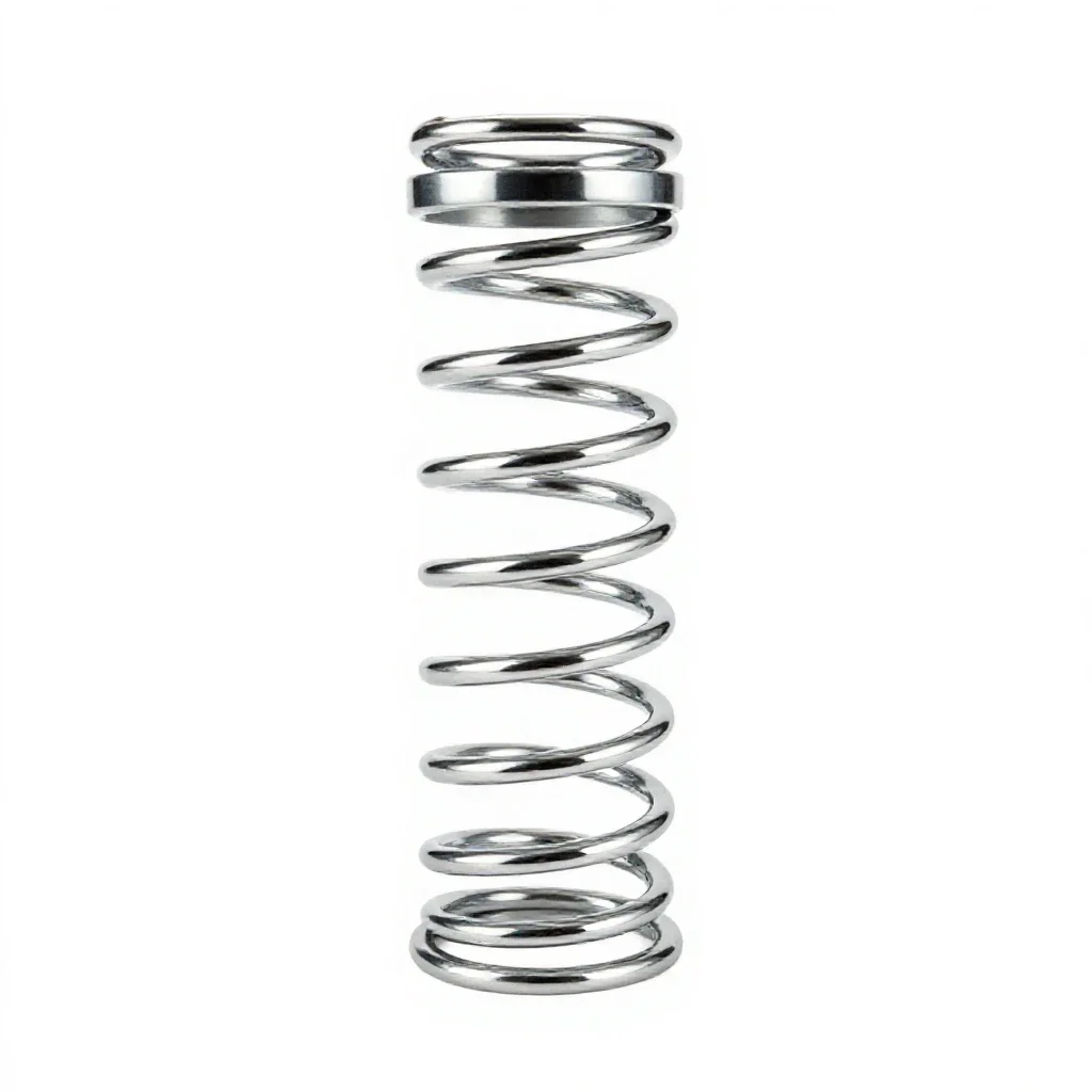 Coil spring isolated on a white background