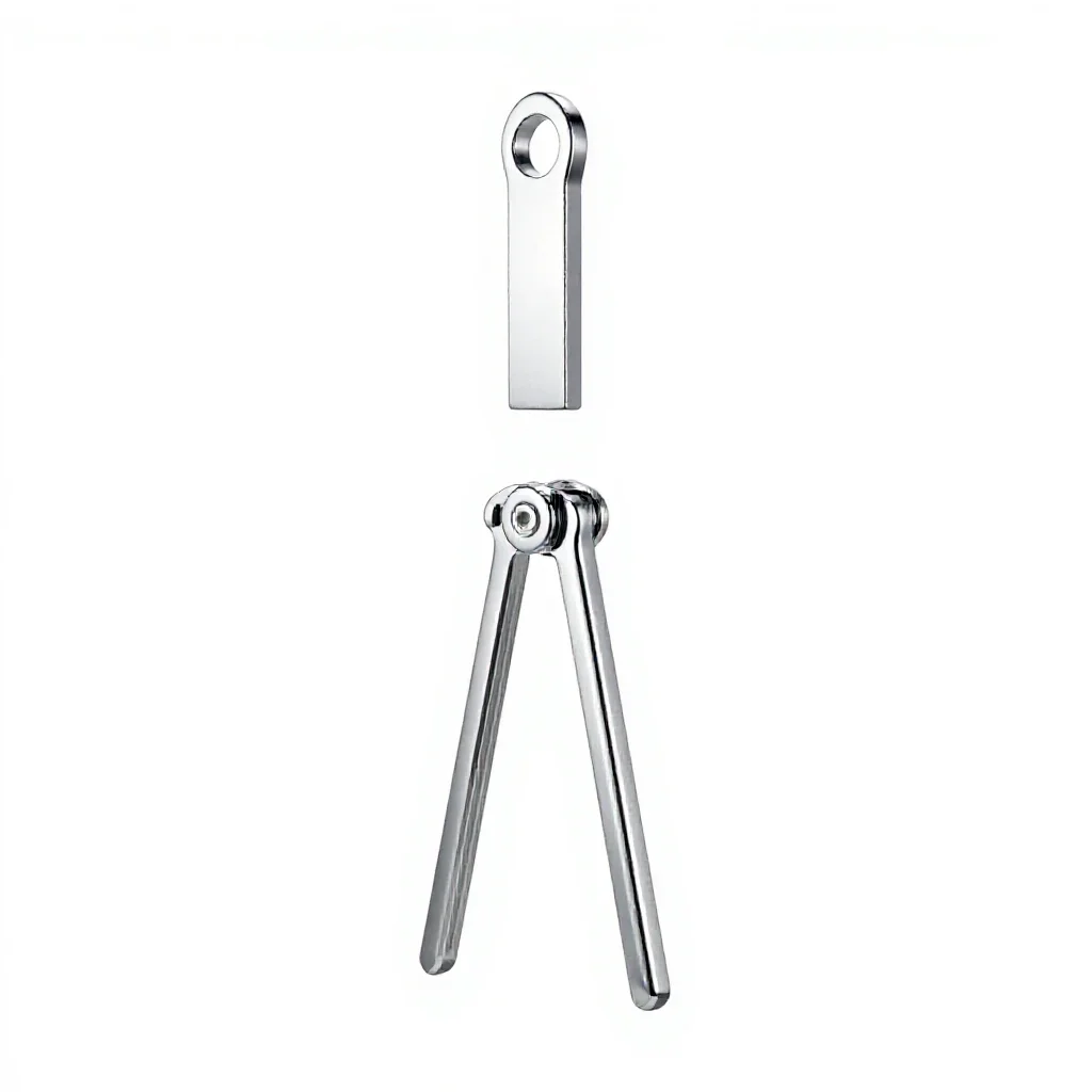 Compound lever isolated on a white background