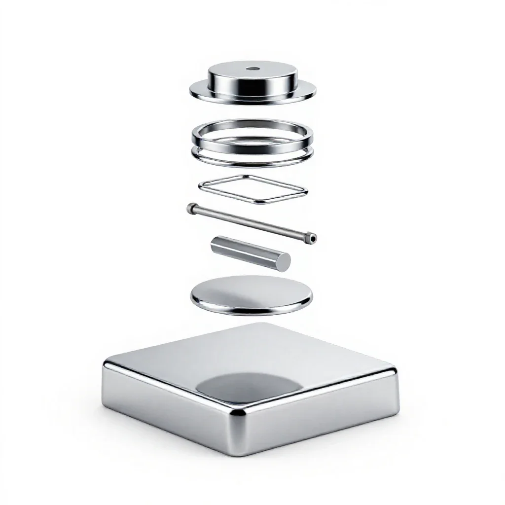 Corbel step isolated on a white background