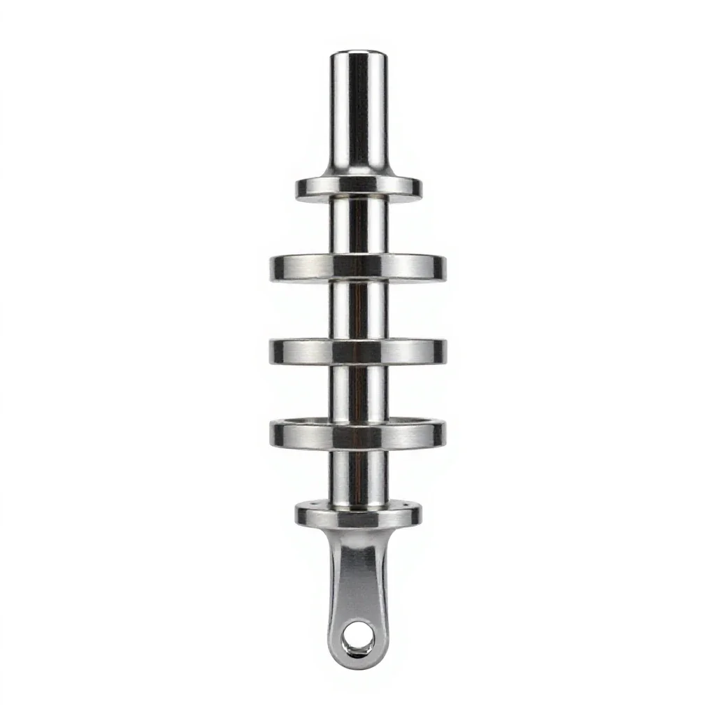 Crankshaft isolated on a white background