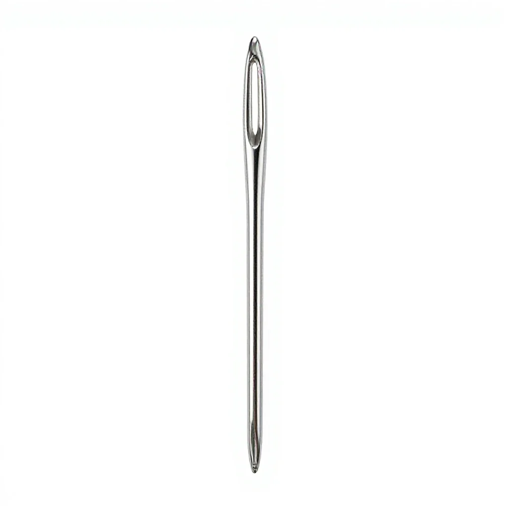 Crochet needle isolated on a white background