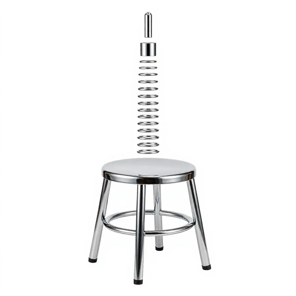 Cucking stool isolated on a white background