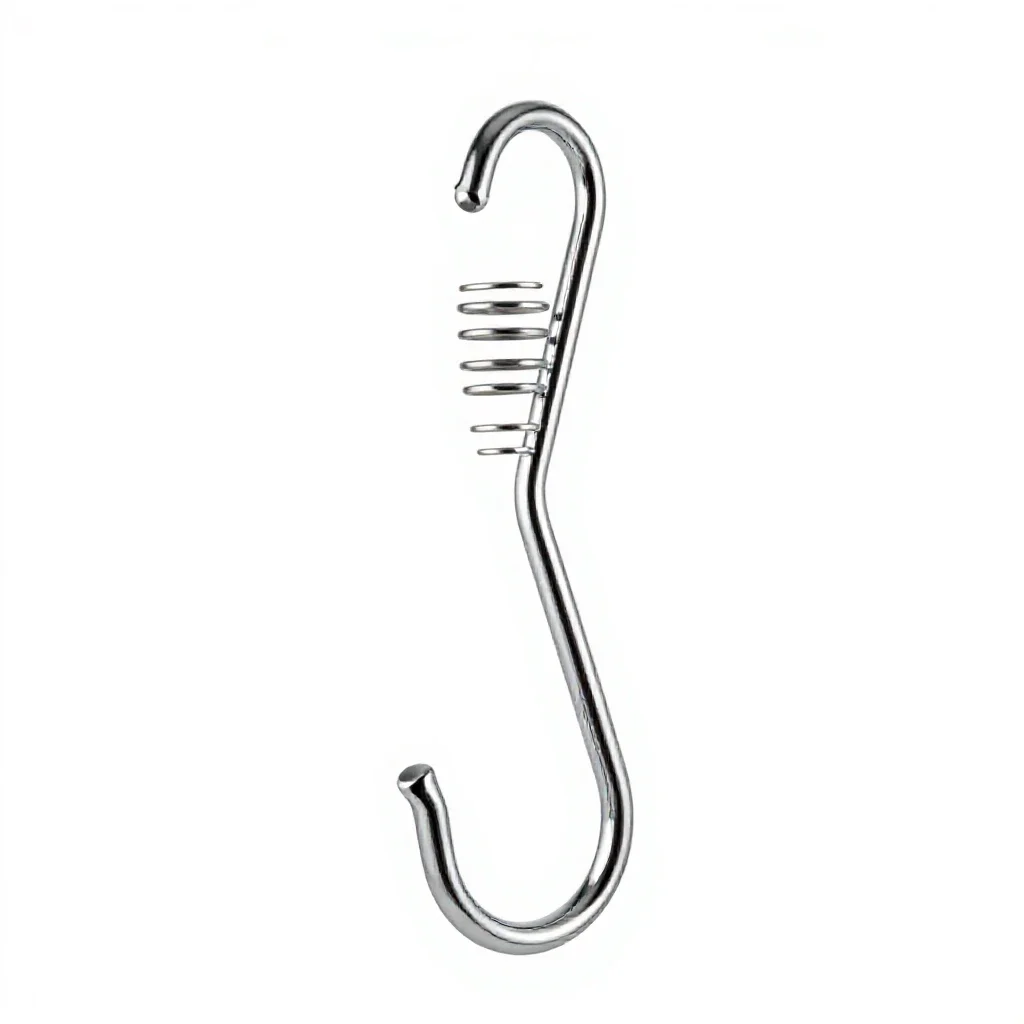 Cup hook isolated on a white background