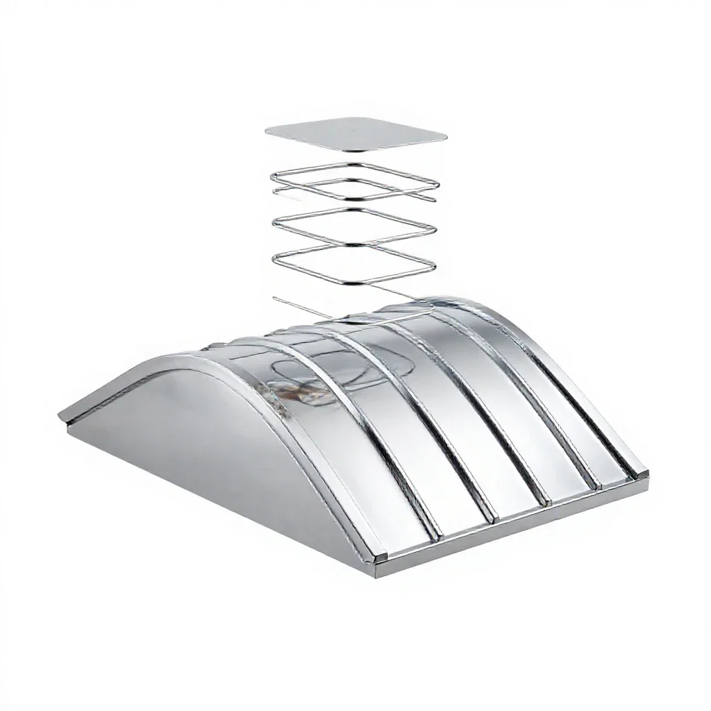 Curb roof isolated on a white background