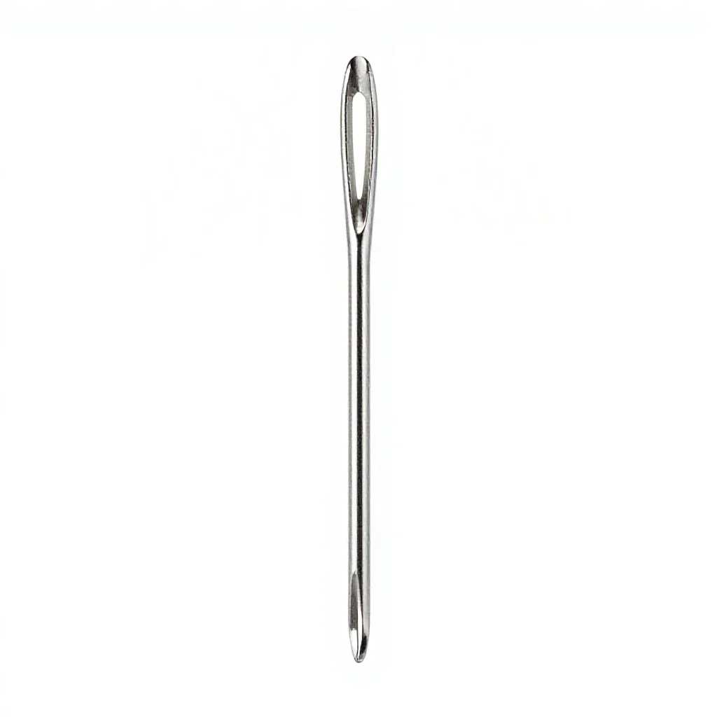 Darning needle isolated on a white background