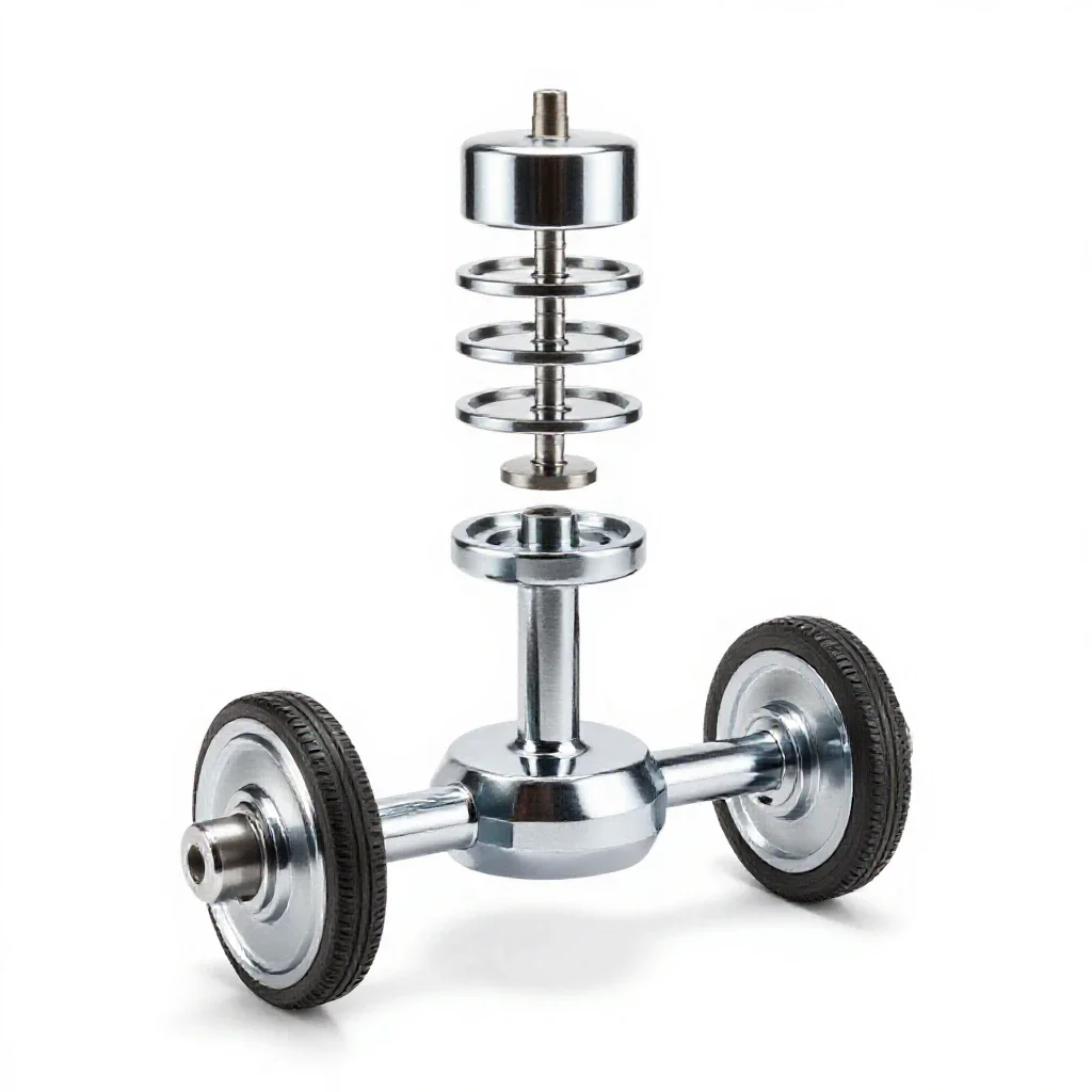Dead axle isolated on a white background