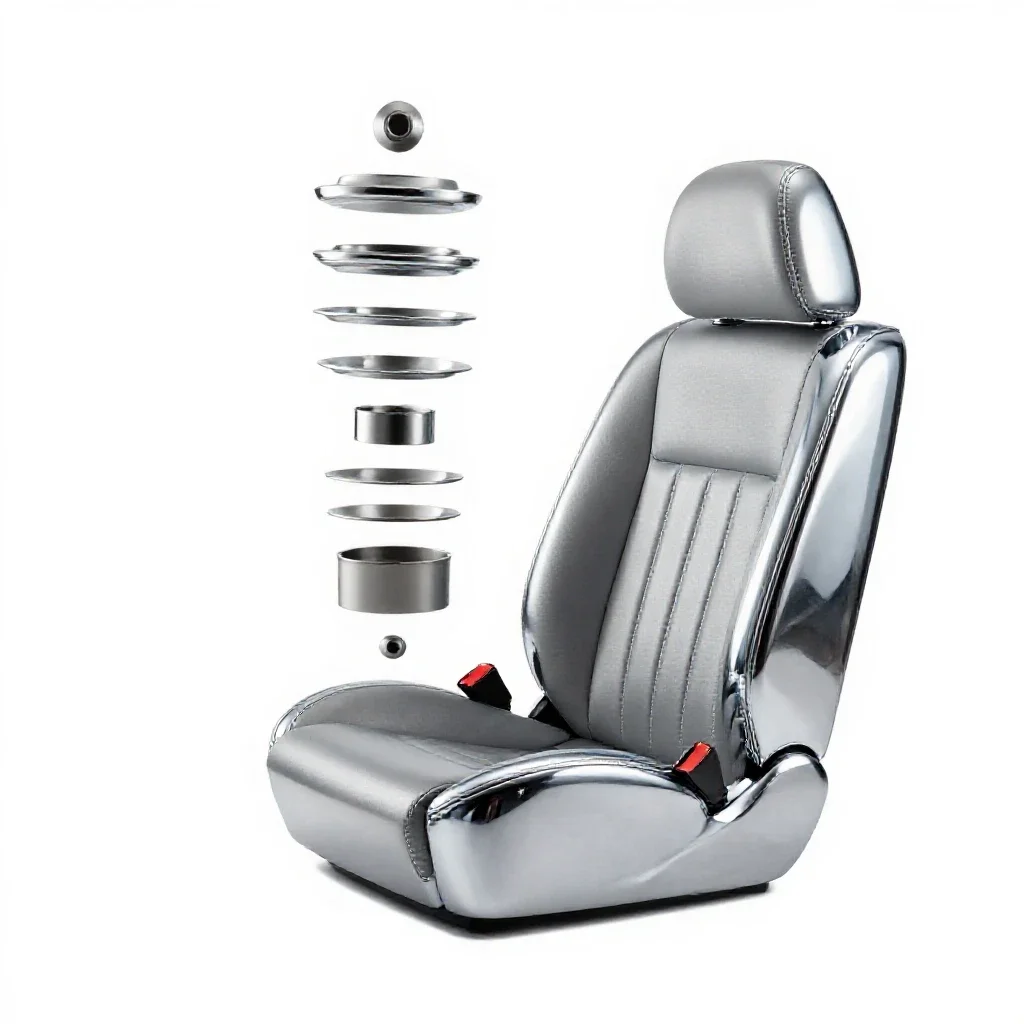 Death seat isolated on a white background