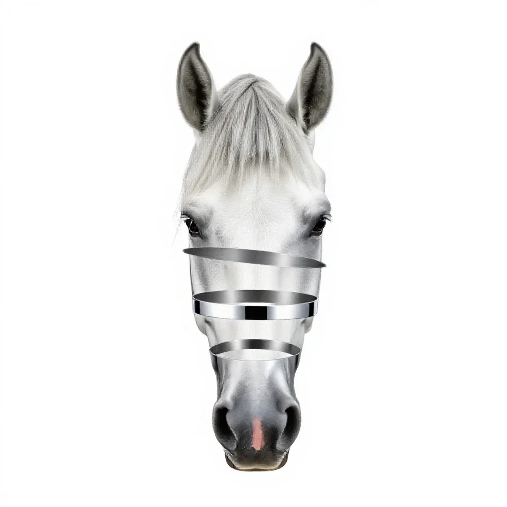 Forelock isolated on a white background