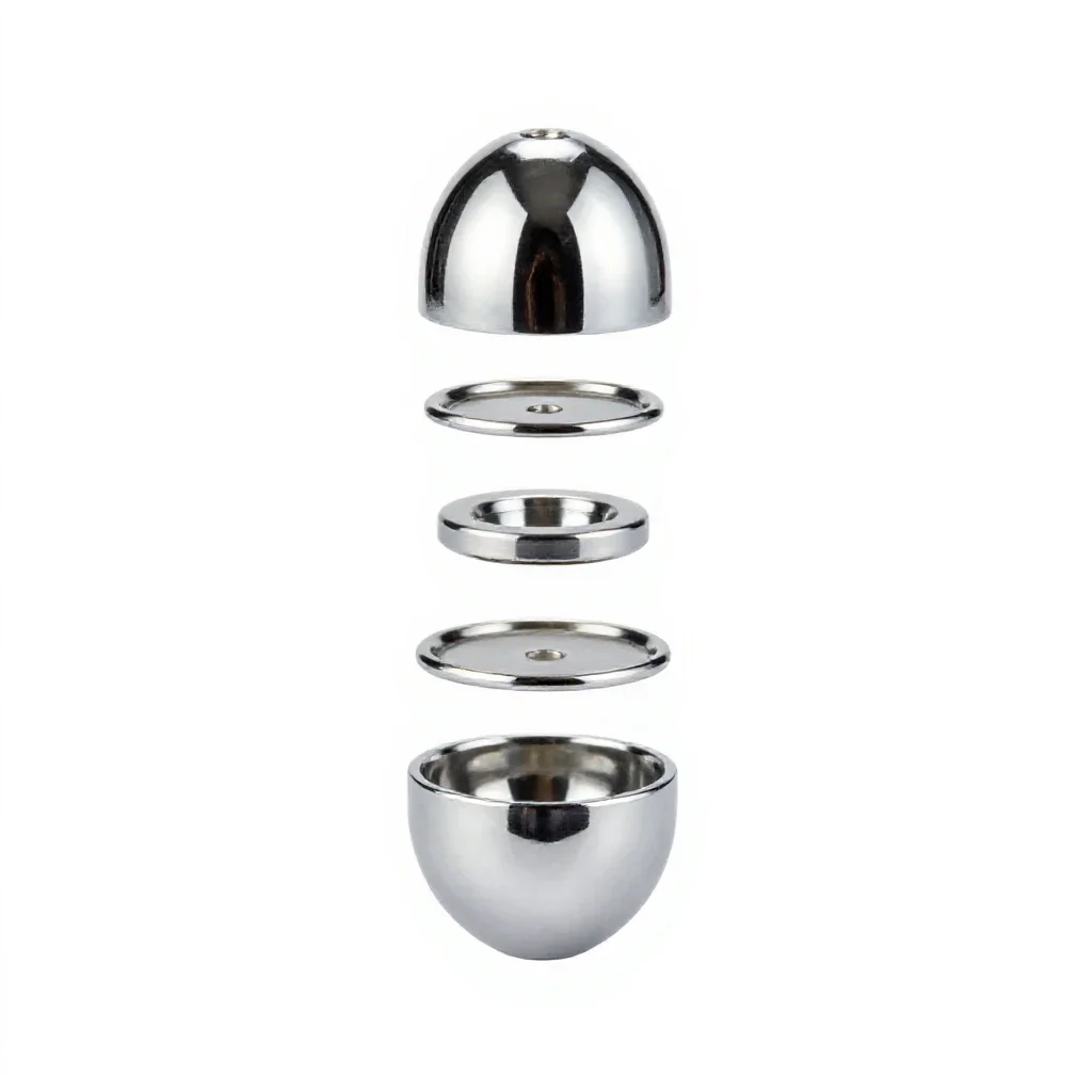 Accommodating lens implant isolated on a white background