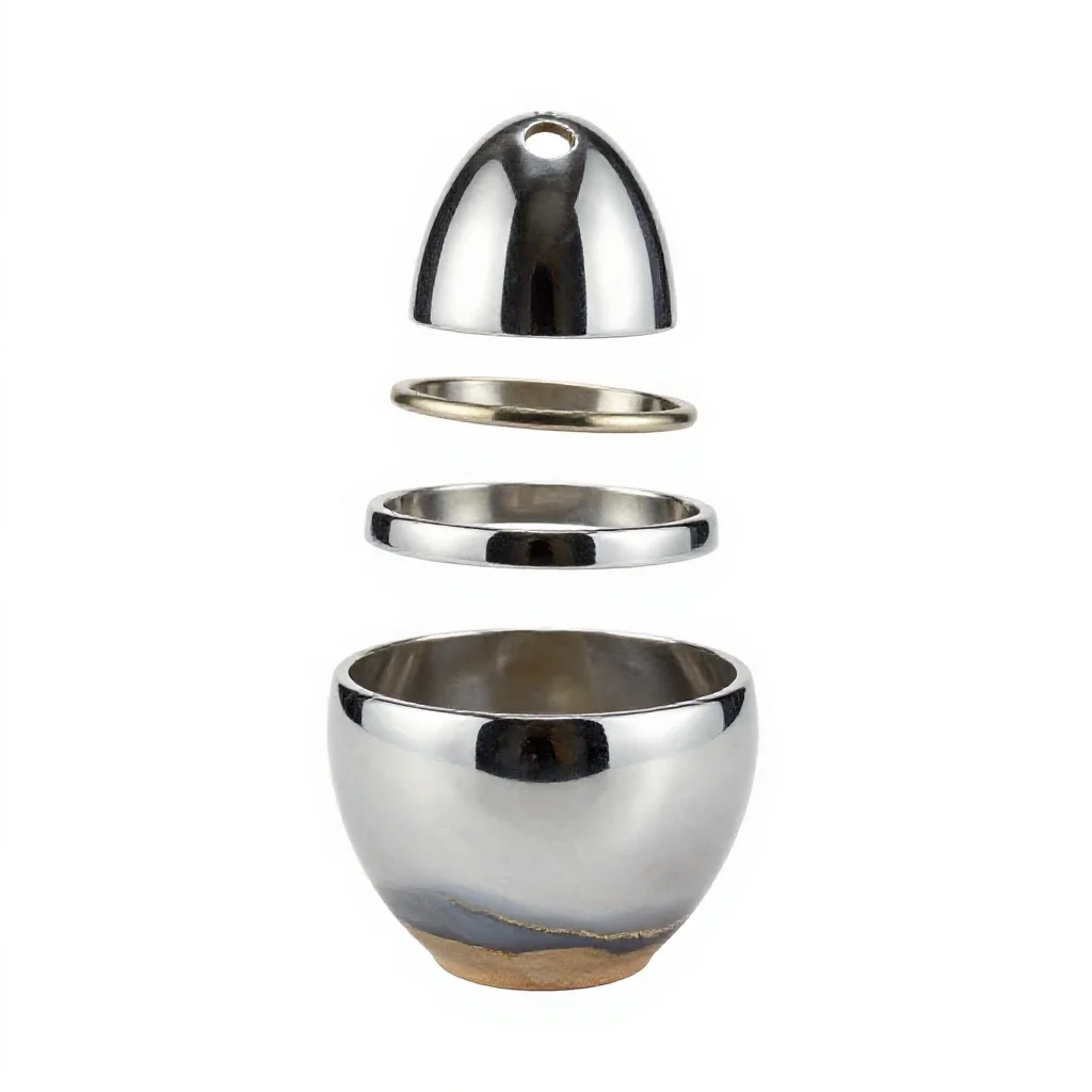 Agateware isolated on a white background