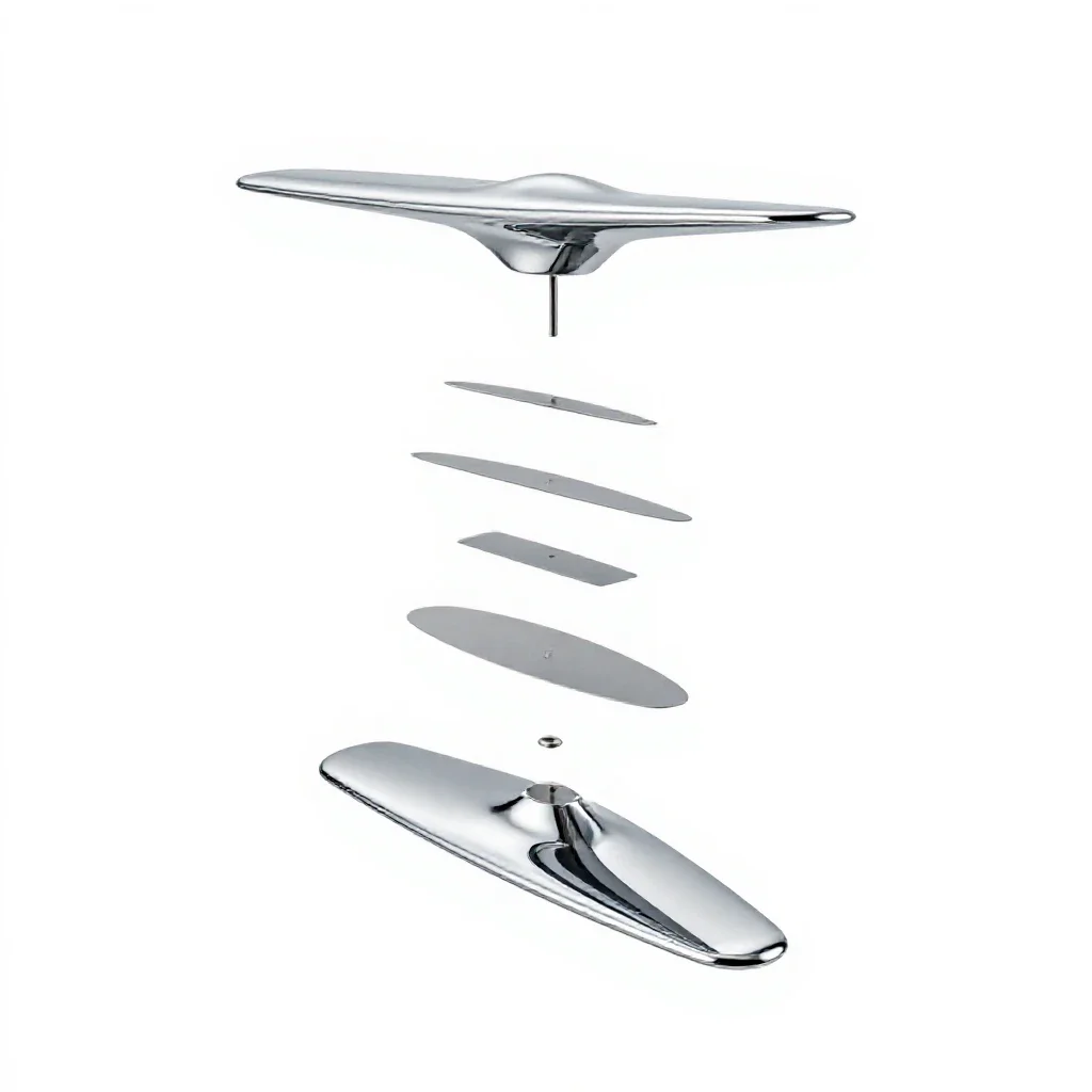 Aileron isolated on a white background