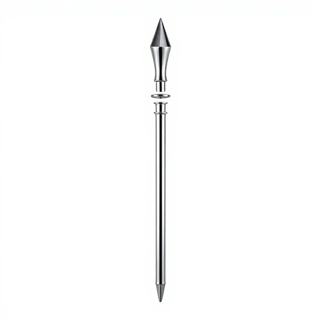 Alpenstock isolated on a white background