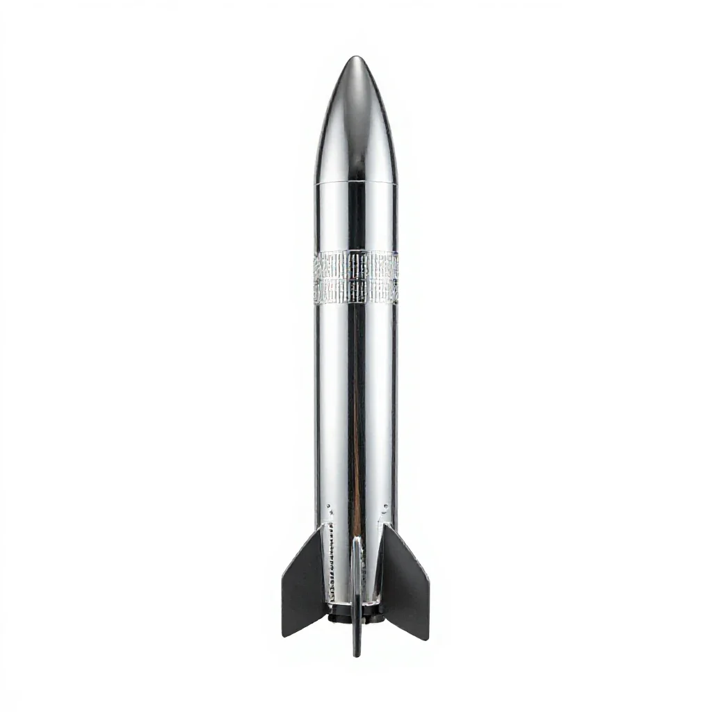 Anti-submarine rocket isolated on a white background