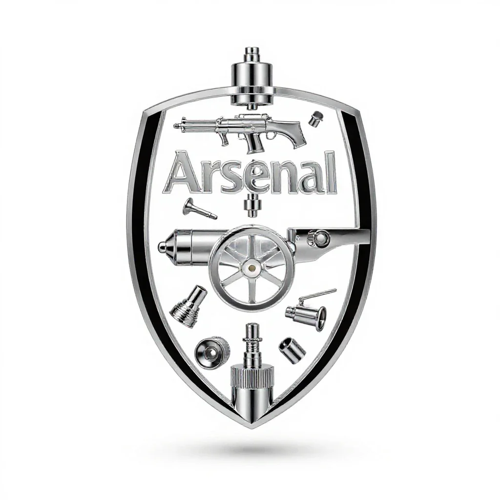 Arsenal isolated on a white background