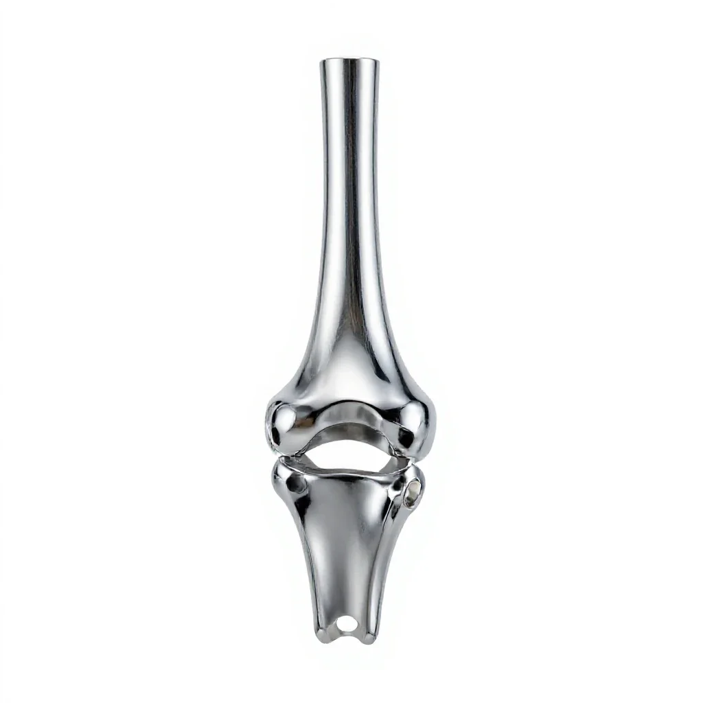 Artificial joint isolated on a white background