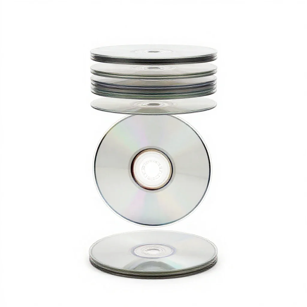 Audio CD isolated on a white background