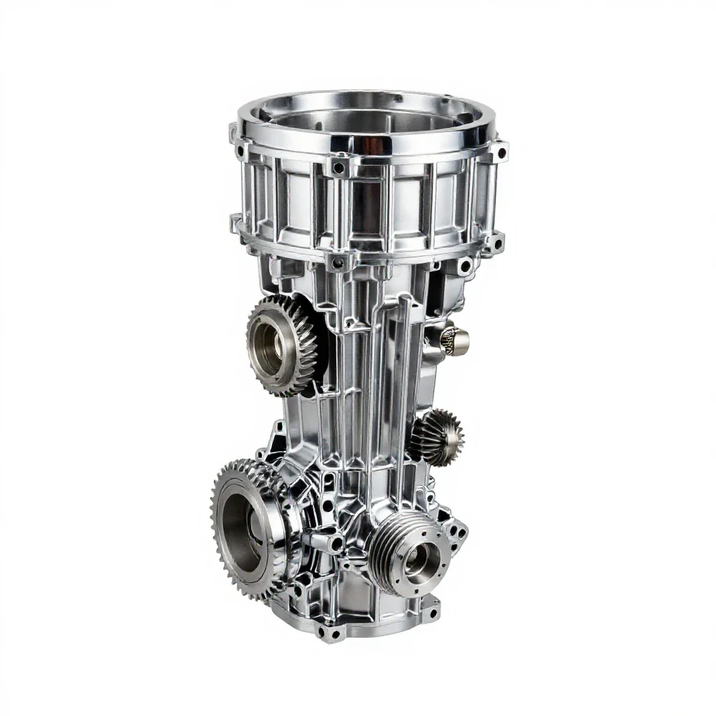 Automatic transmission isolated on a white background