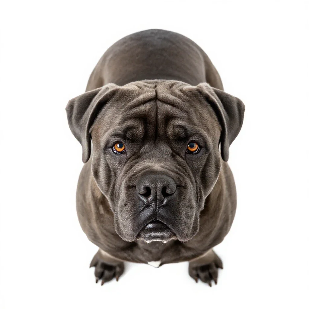Bull mastiff isolated on a white background
