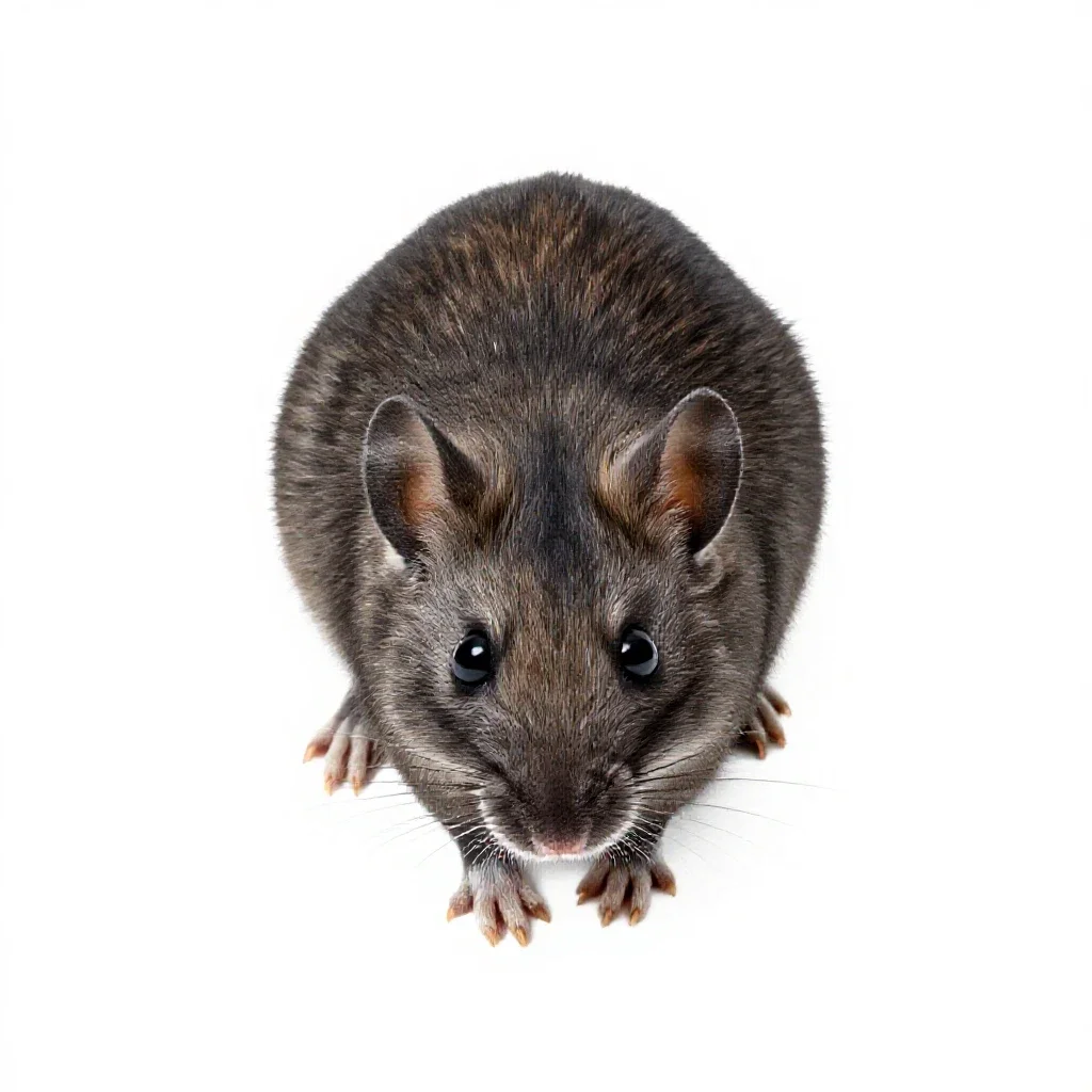 Cactus mouse isolated on a white background
