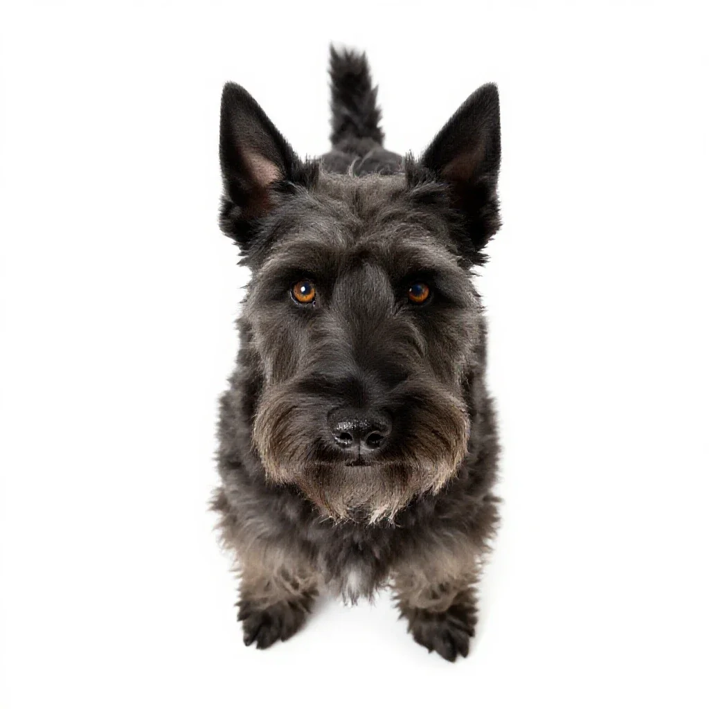 Cairn isolated on a white background