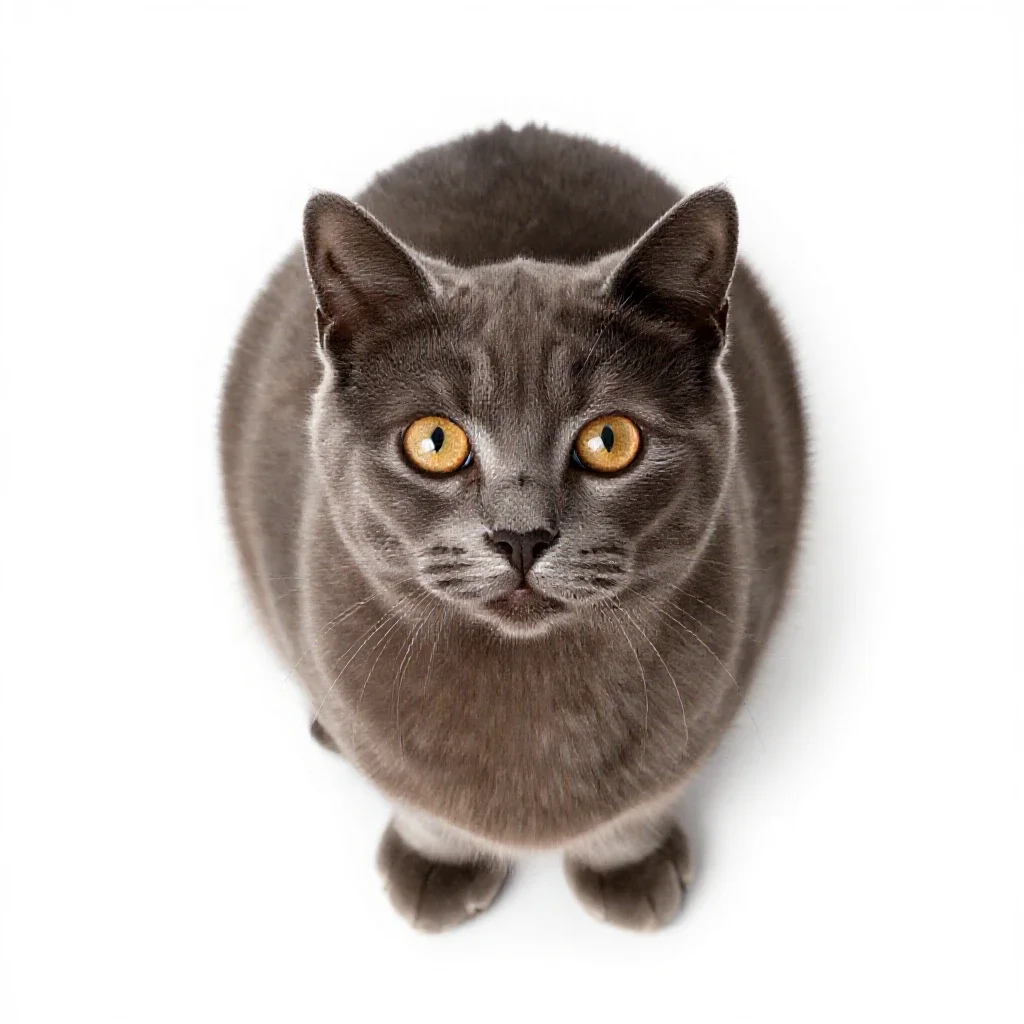 Cat isolated on a white background