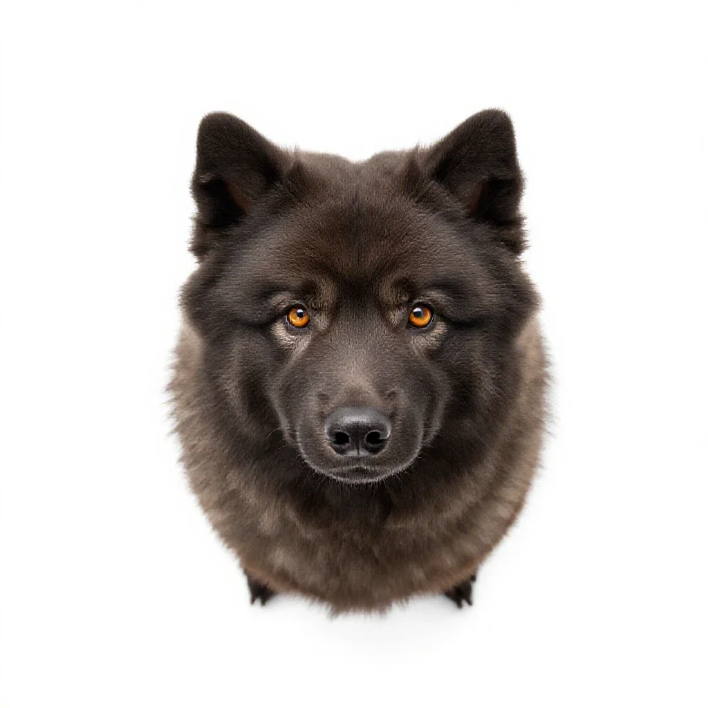 Chow isolated on a white background