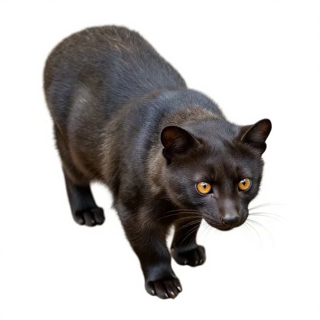 Civet isolated on a white background