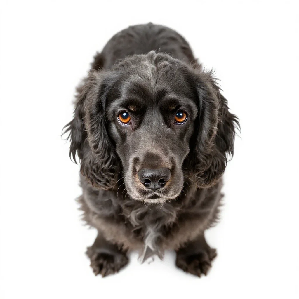 Cocker spaniel isolated on a white background