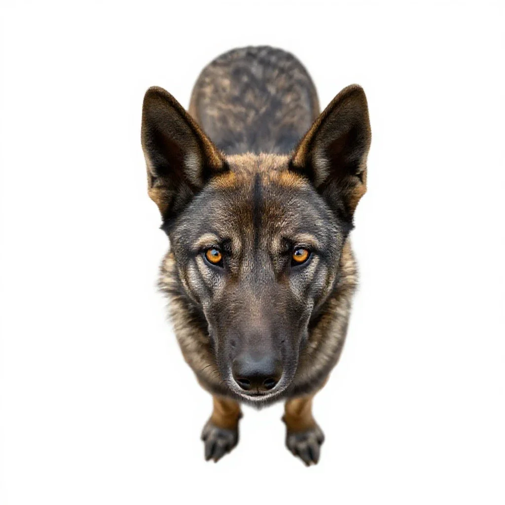 Dingo isolated on a white background