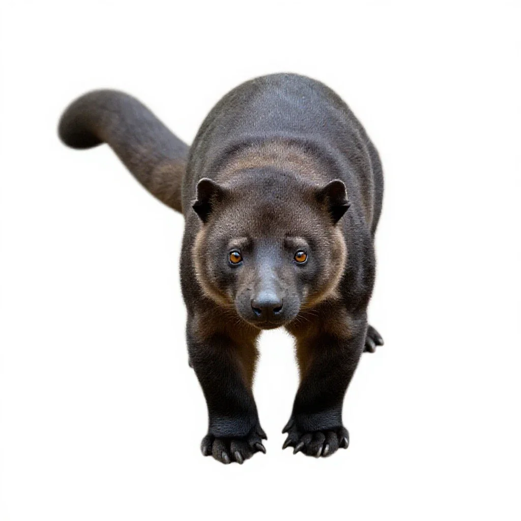 Fossa isolated on a white background