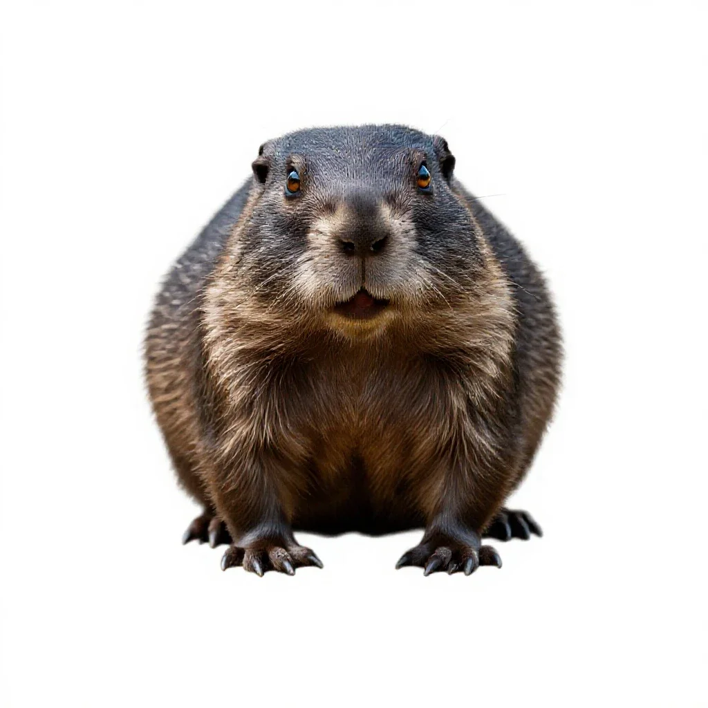Gopher isolated on a white background