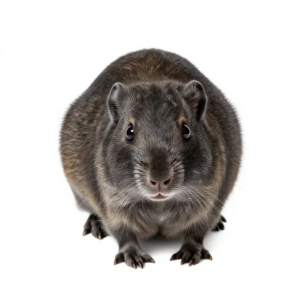 Jerboa isolated on a white background