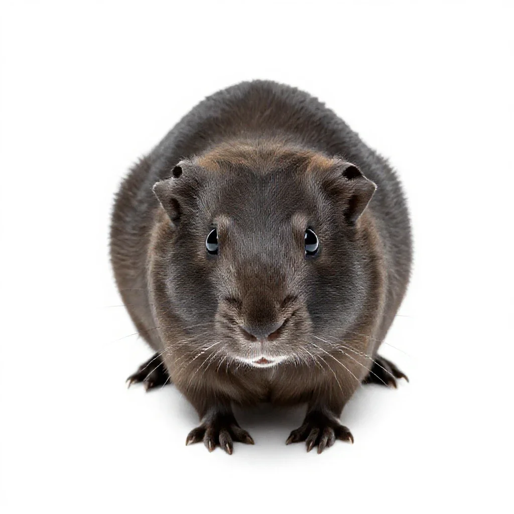 Jird isolated on a white background