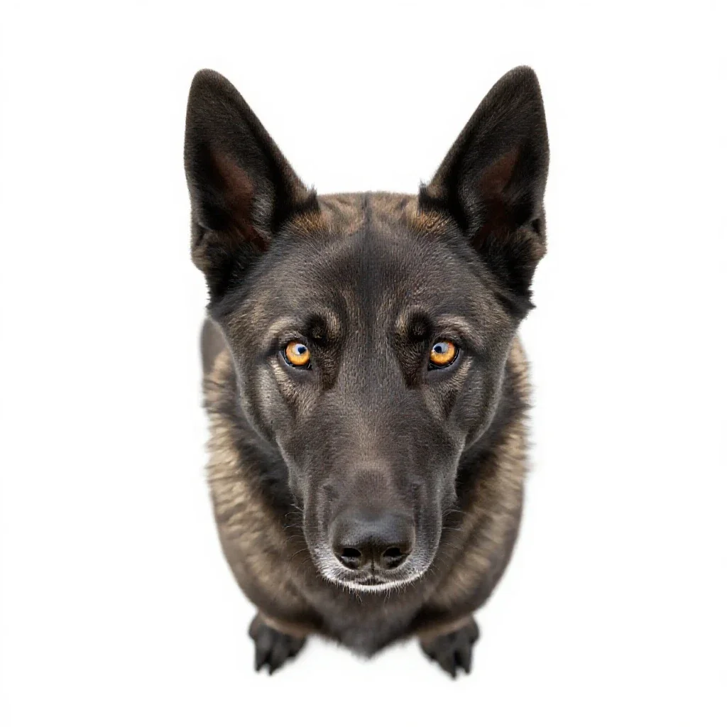 Kelpie isolated on a white background