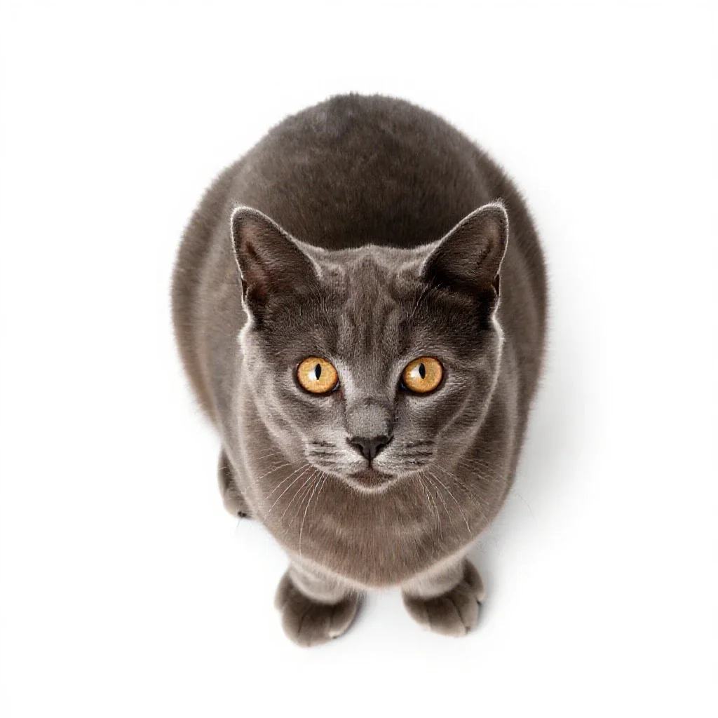 Kitty isolated on a white background