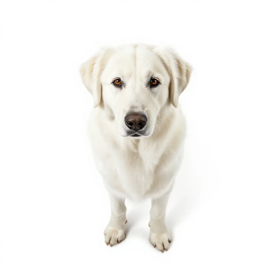 Kuvasz isolated on a white background