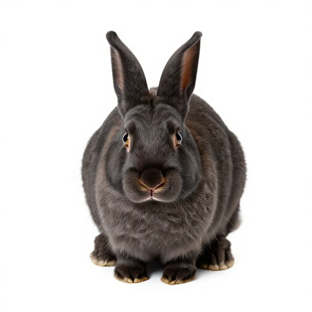 Leporid isolated on a white background