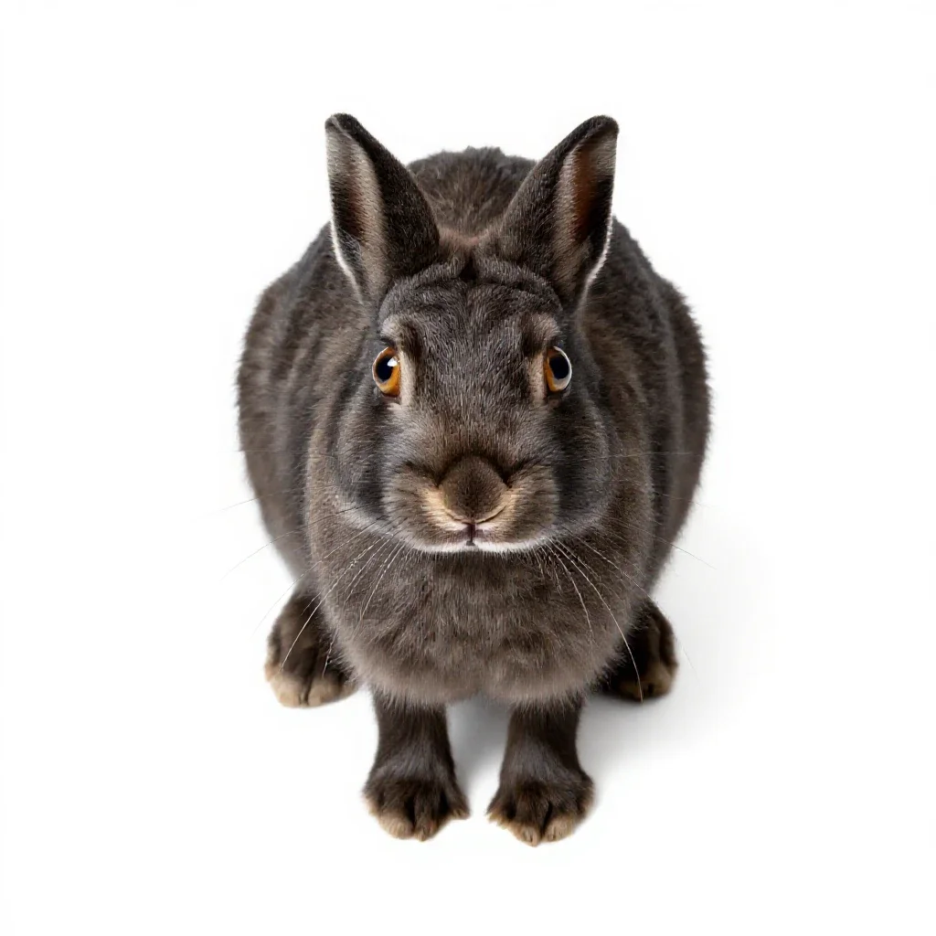 Leveret isolated on a white background