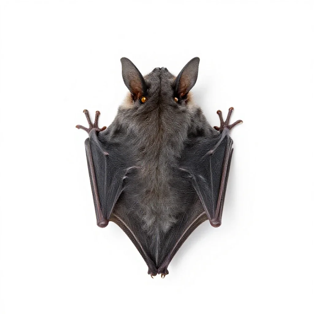Macrotus isolated on a white background