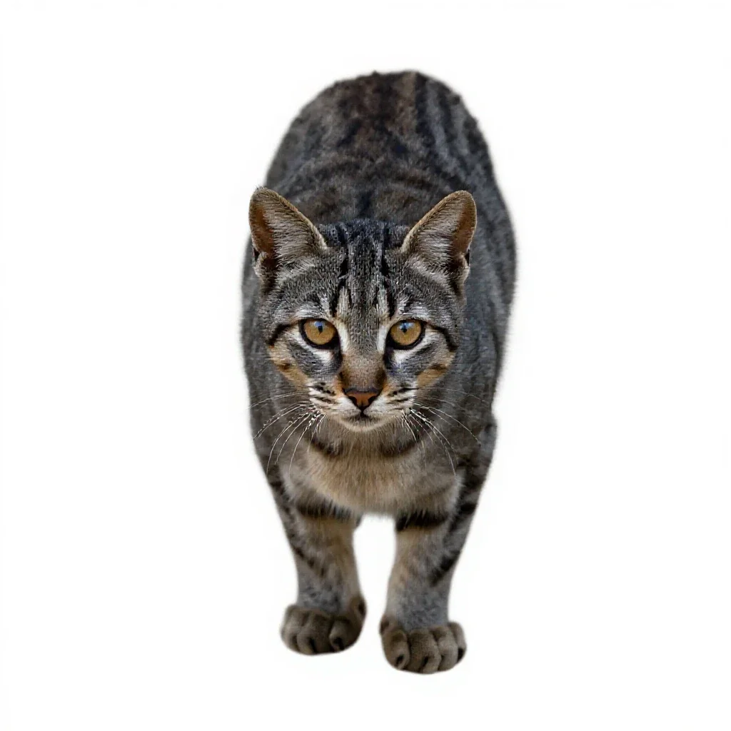 Margay isolated on a white background
