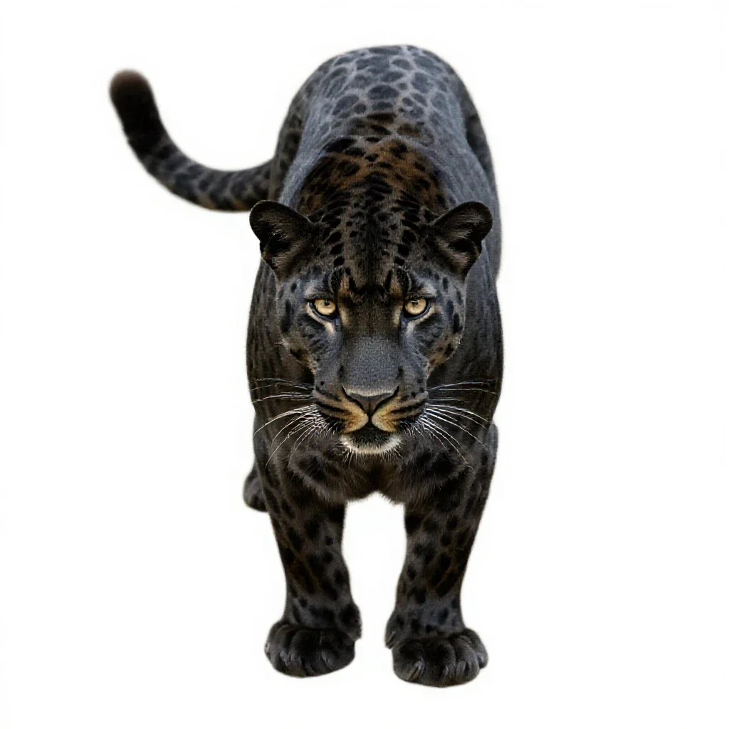 Panther isolated on a white background