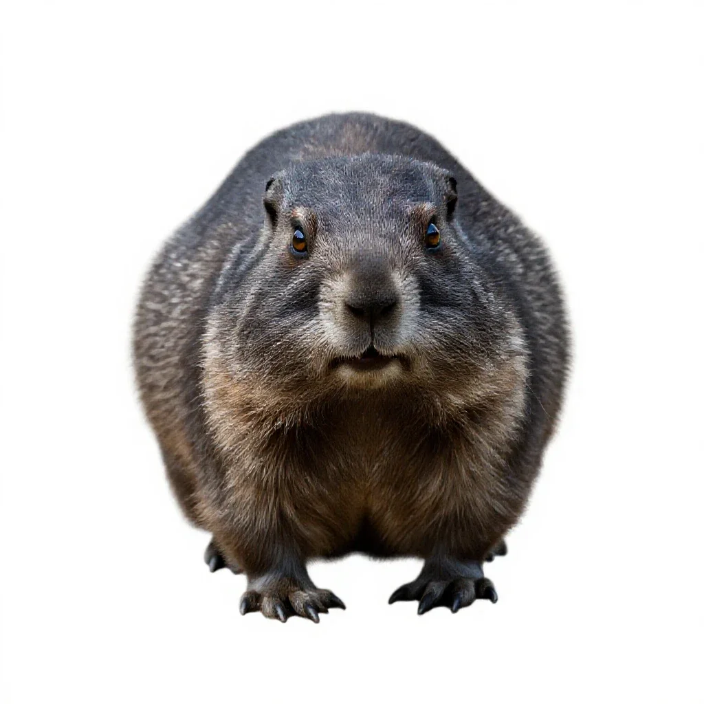 Pika isolated on a white background