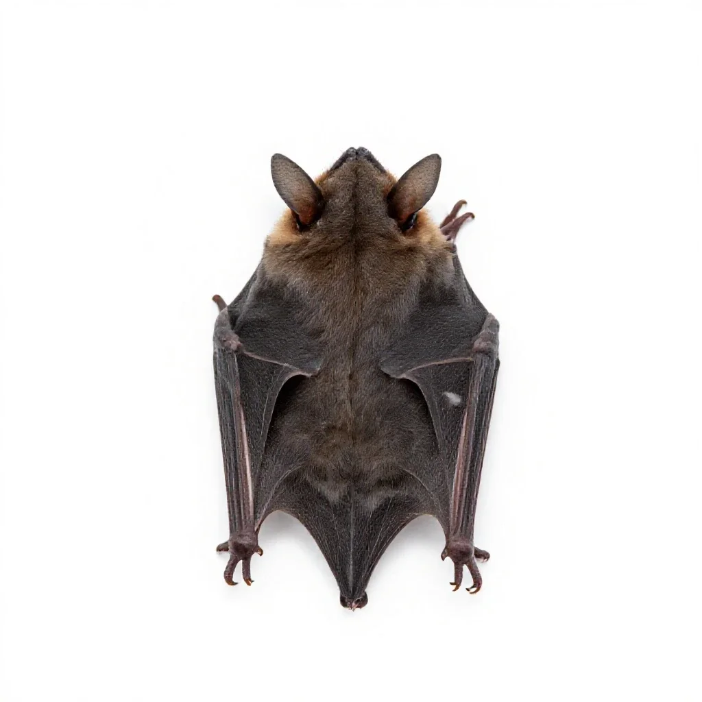 Pipistrelle isolated on a white background