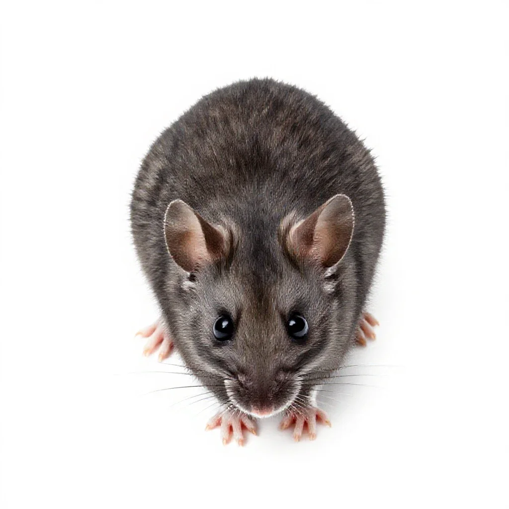 Pygmy mouse isolated on a white background