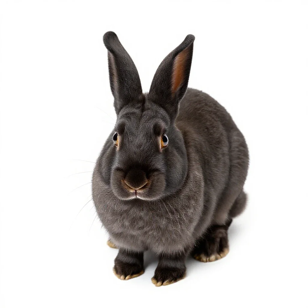 Rabbit isolated on a white background