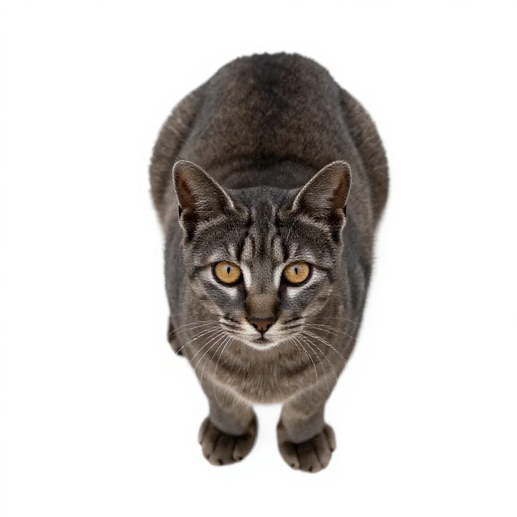Sand cat isolated on a white background