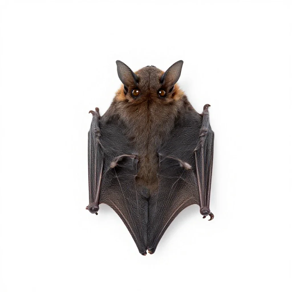 Serotine isolated on a white background